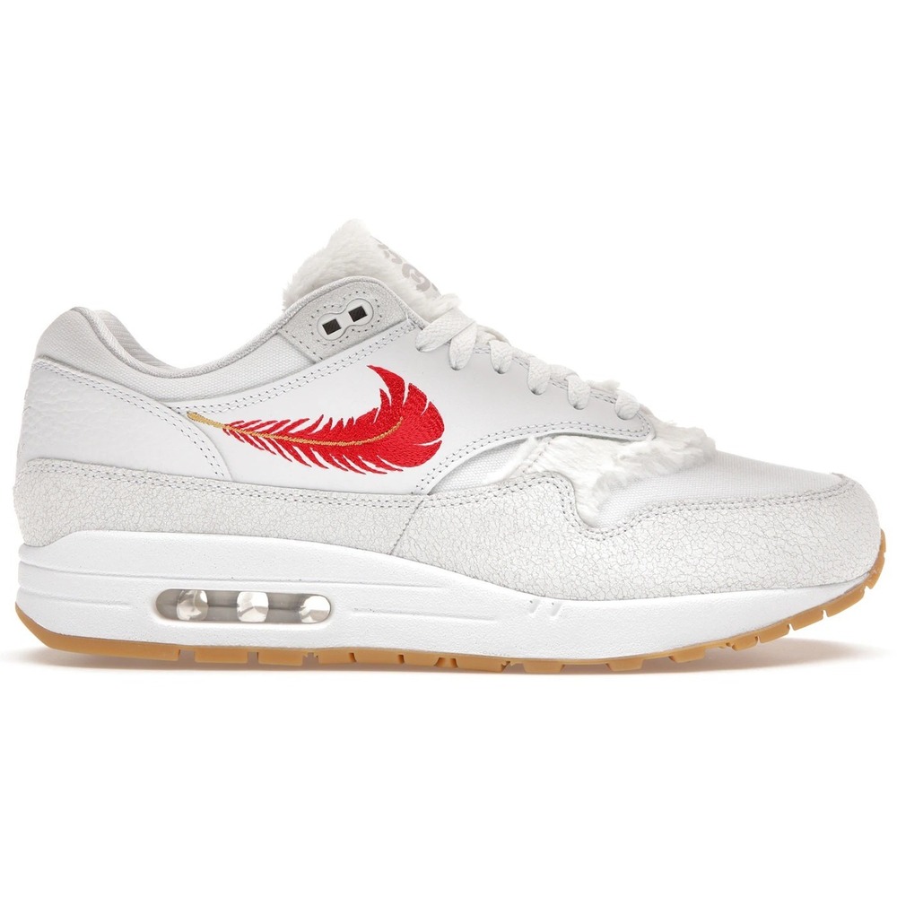 Nike Air Max 1 'The Bay'  White University Red  Size 8.5m/ 10W